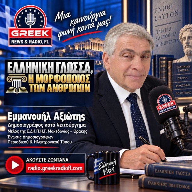 Emmanouil Aksiotis, Ελληνική Γλώσσα
