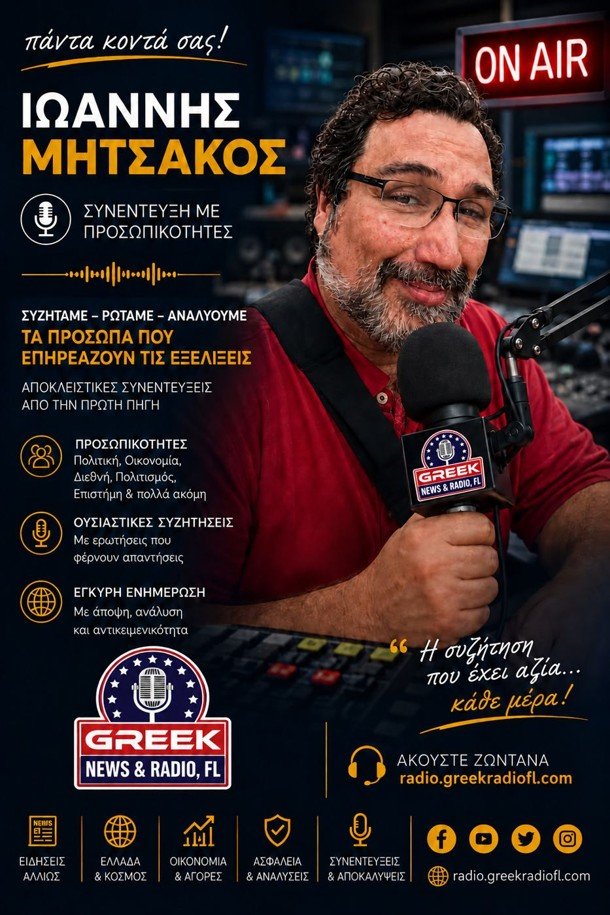 Ioannis Mitsakos, Συνέντευξη με Προσωπικότητες