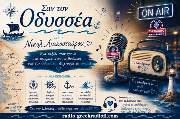 Nicole Liakostavrou, Σαν τον Οδυσσέα